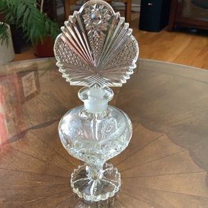 Cut Glass Perfume Bottle